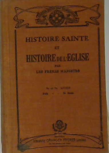 Histoire sainte et histoire de l'Église