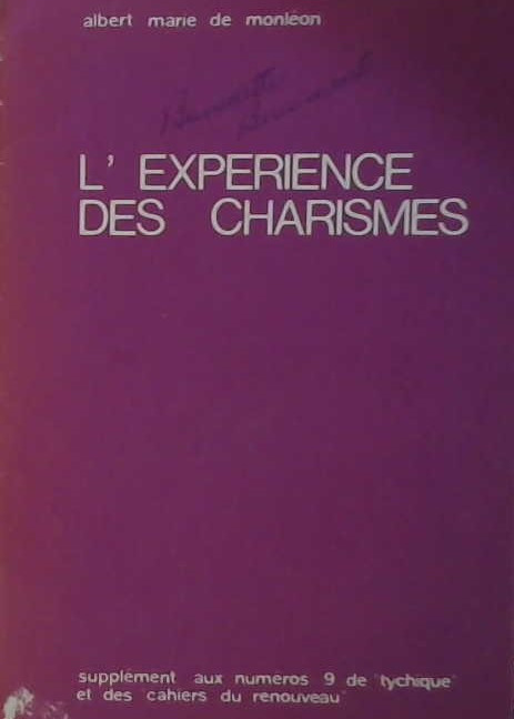 L'espérience des charismes