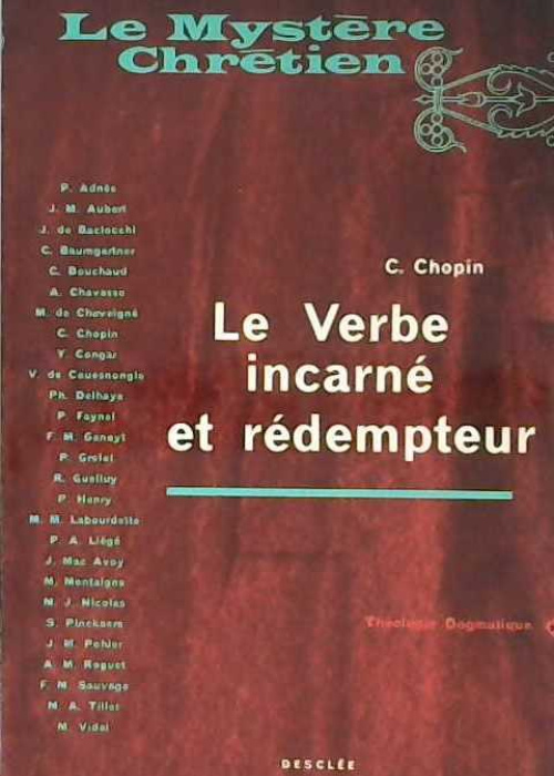 Le Verbe incarné et rédempteur