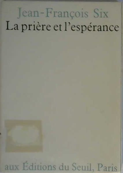 la prière et l'espérance