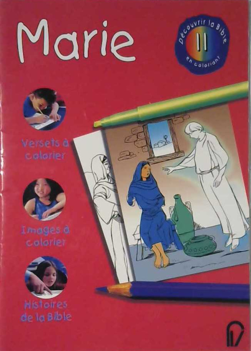 Marie à colorier