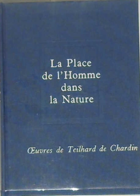 La place de l'homme dans la nature