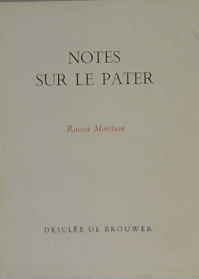 Notes sur le Pater