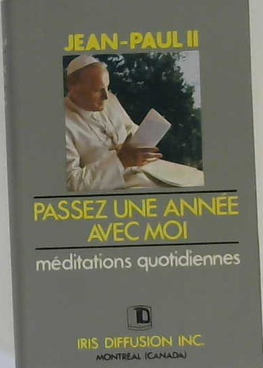 Passez une année avec moi