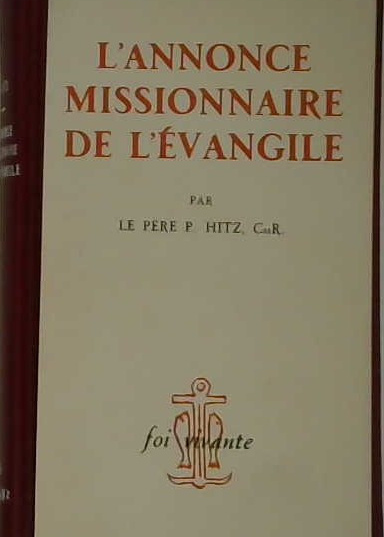 l'annonce missionaire de l'Évangile