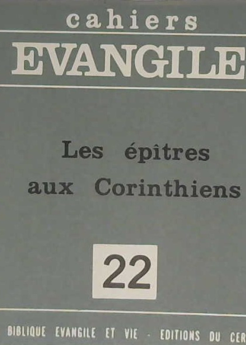 Cahiers évangile no 22
