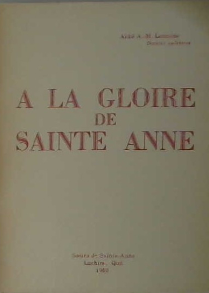 à la gloire de sainte Anne