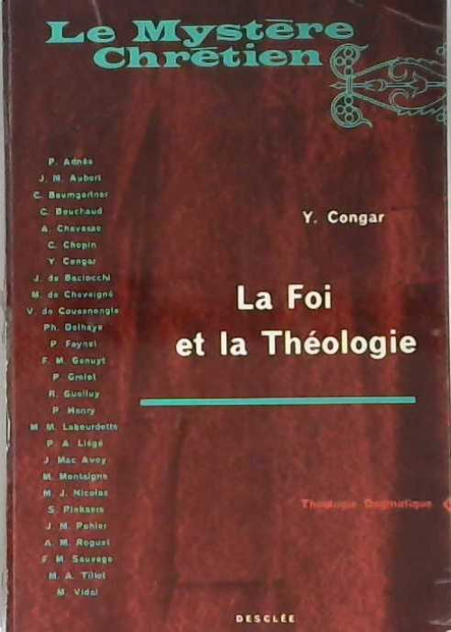 La Foi et la Théologie
