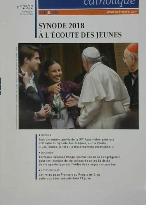 Synode 2018 à l'écoute des jeunes