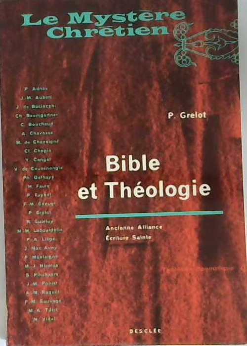 Bible et Théologie