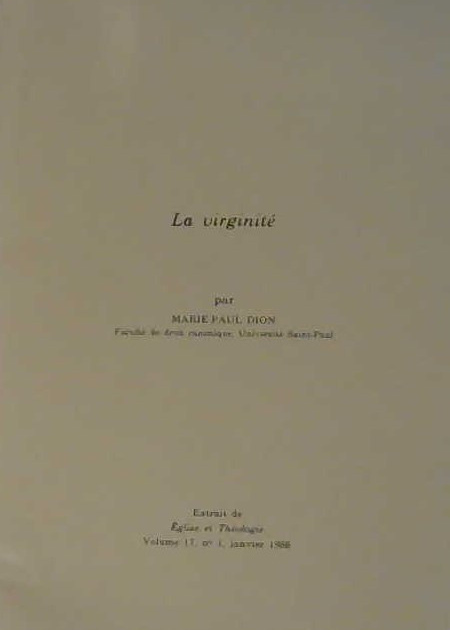 La virginité