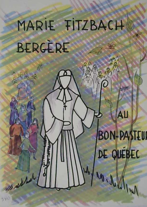 Marie Fitzbach bergère au Bon Pasteur de Québec